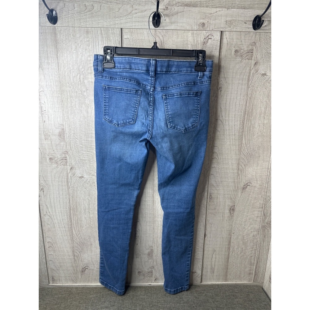 Wonder Nation Girls Skinny Fit Blue Jeans Size 12 Stretch Denim - Picture 2 of 7